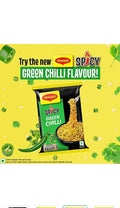 Spicy Green Chilli Instant Noodles With Seasoning