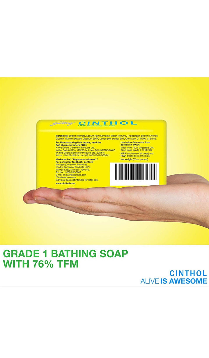 Cinthol Refreshing Lime Deo Bathing Soap
