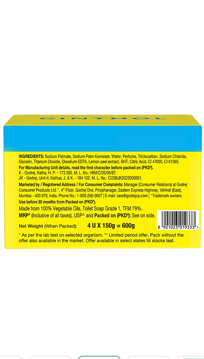 Cinthol Refreshing Lime Deo Bathing Soap