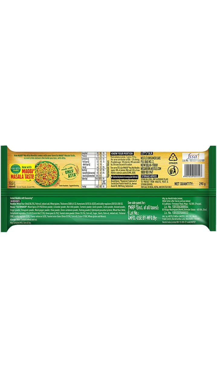 Nutri-Licious Veg Atta Instant Noodles