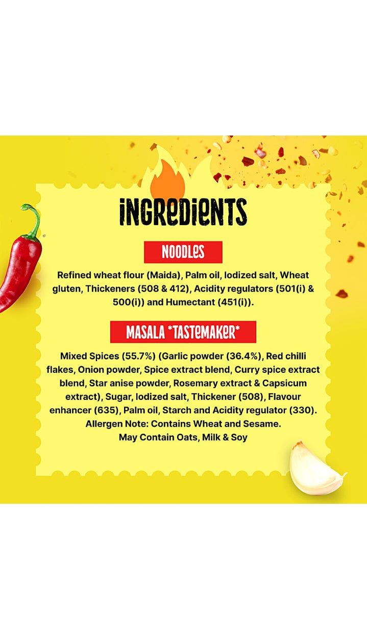 Spicy Garlic Instant Noodles