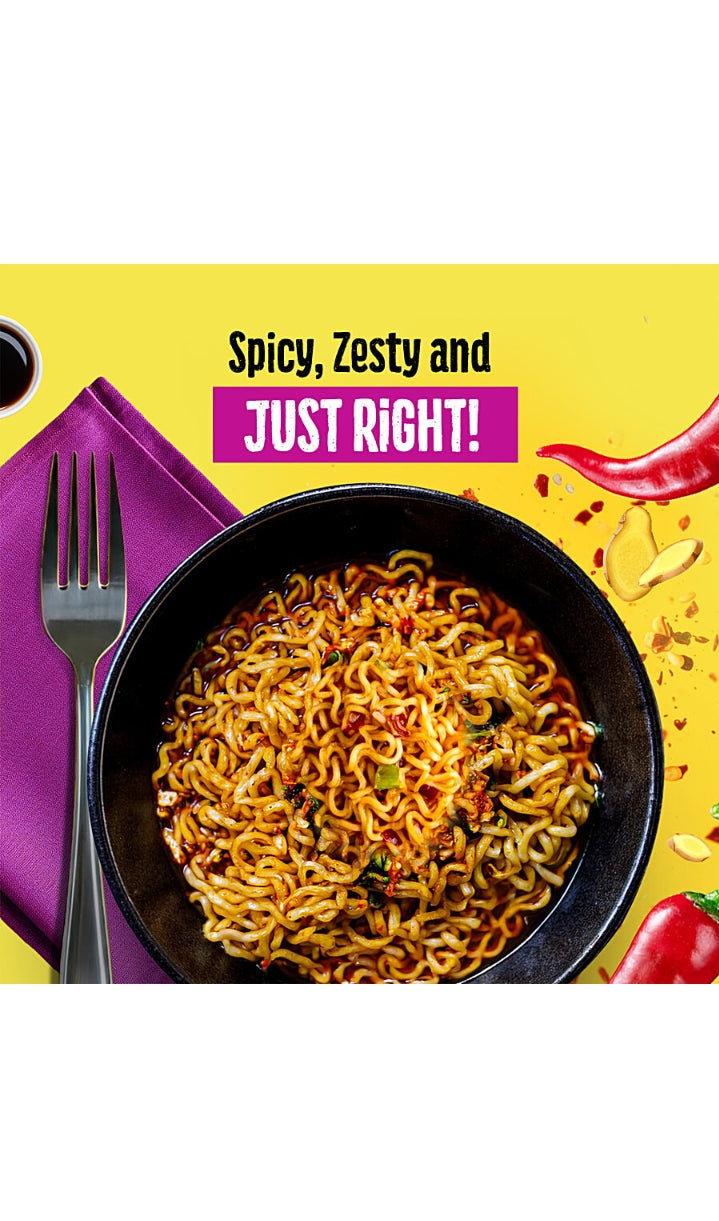 Spicy Manchurian Instant Noodles