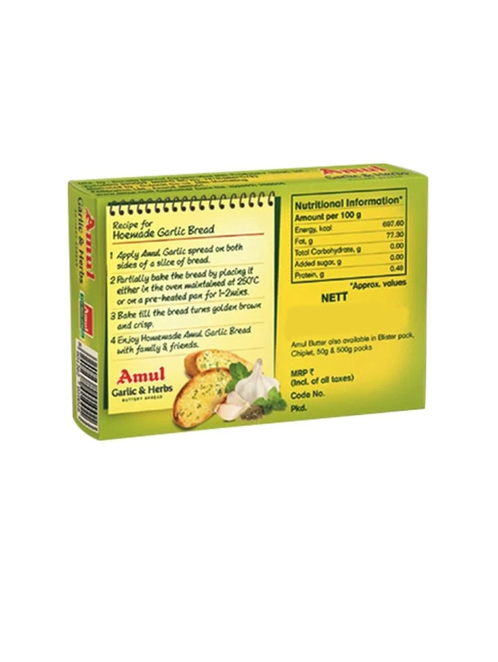 Amul Garlic & Herbs Butter
