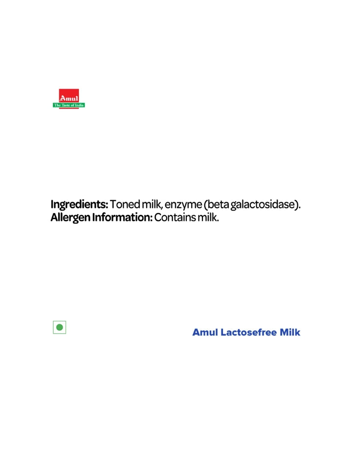 Amul Lactose Free Milk