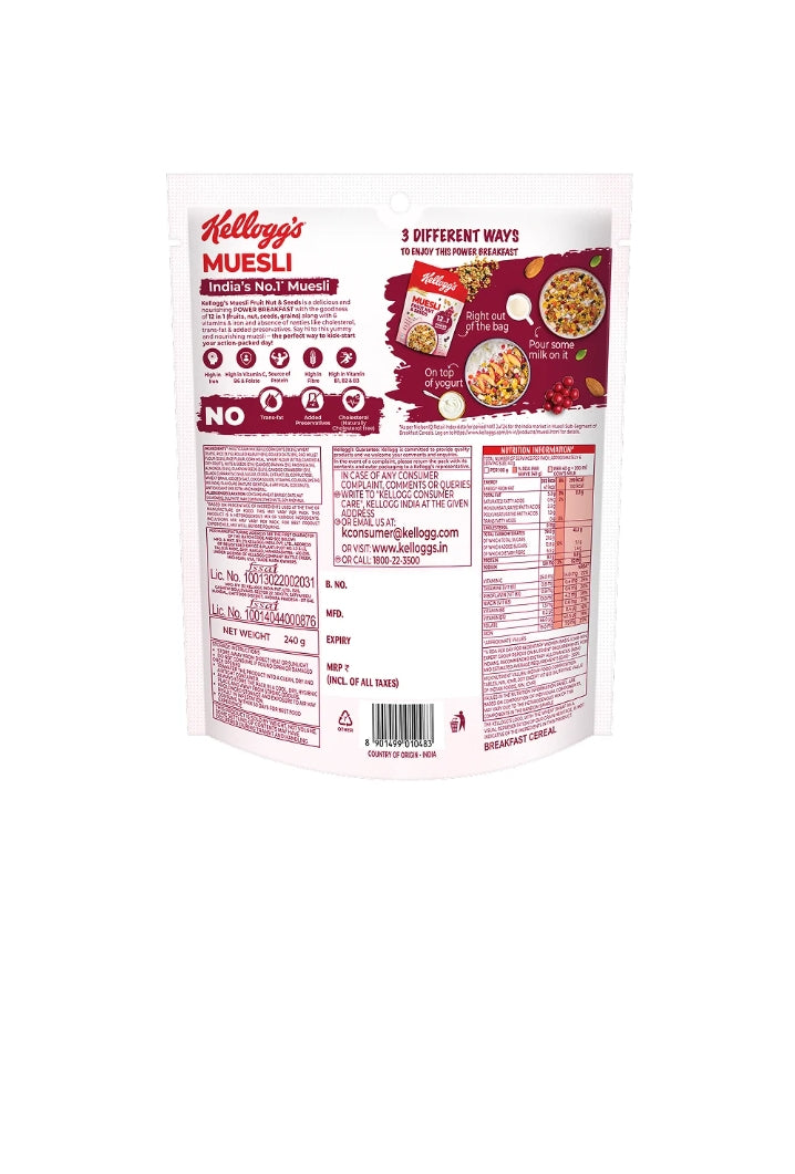 Kellogg's Muesli Fruit, Nut & Seeds