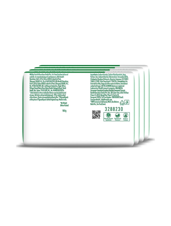 Dettol Original Bathing Bar Soap with 12 Hr Protective Shield