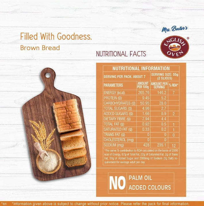 English Oven Brown Bread