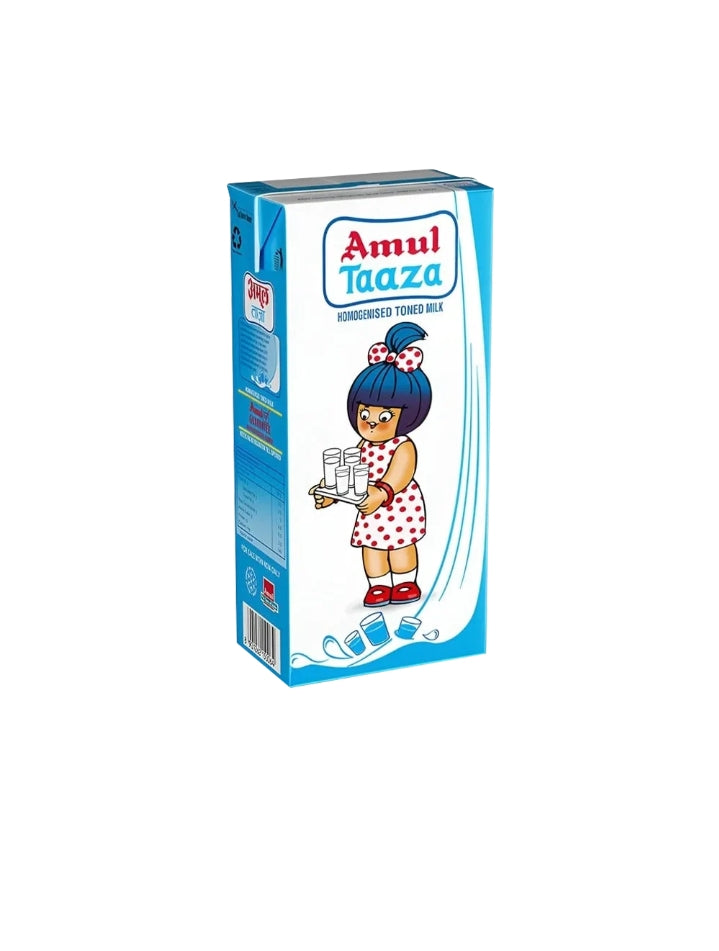 Amul Taaza Homogenised Toned Milk