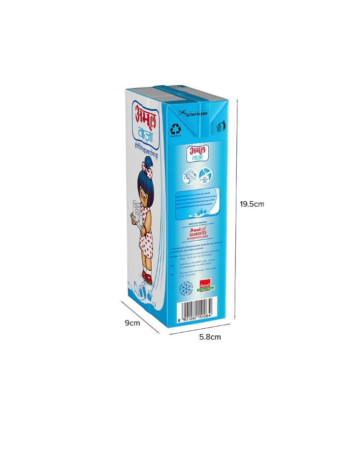 Amul Taaza Homogenised Toned Milk