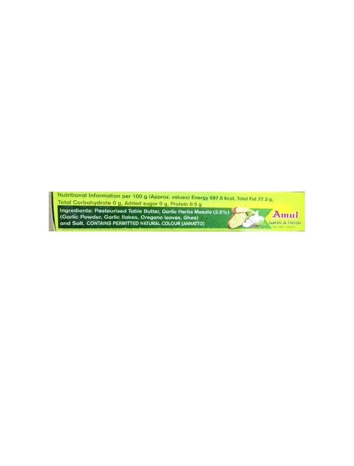 Amul Garlic & Herbs Butter