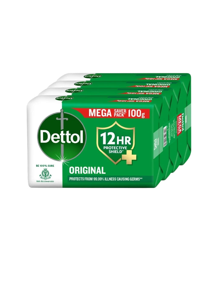 Dettol Original Bathing Bar Soap with 12 Hr Protective Shield