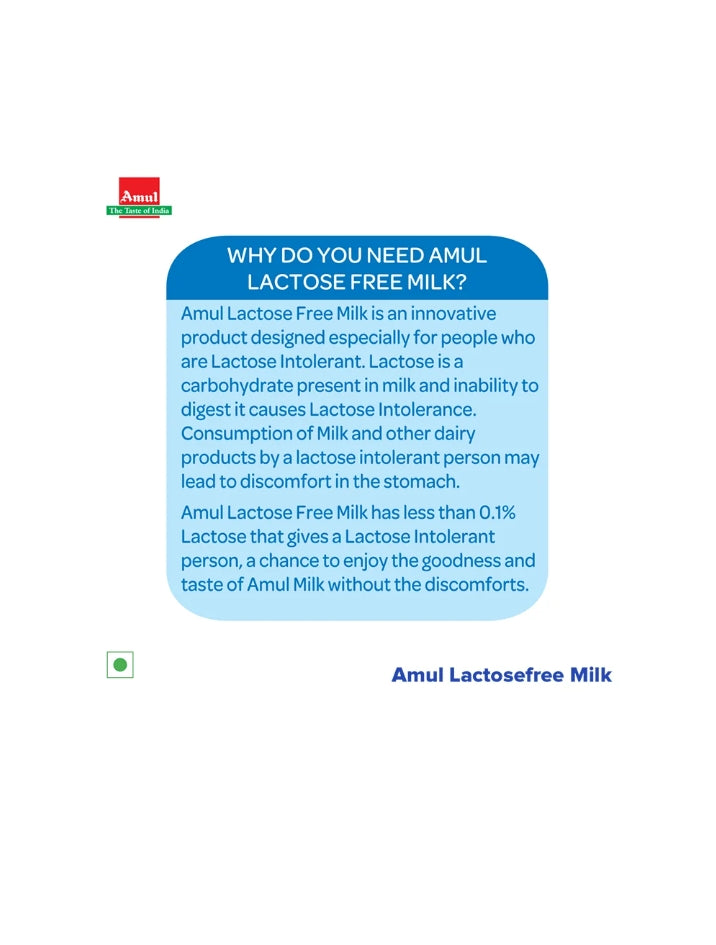 Amul Lactose Free Milk